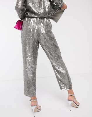 sequin joggers uk