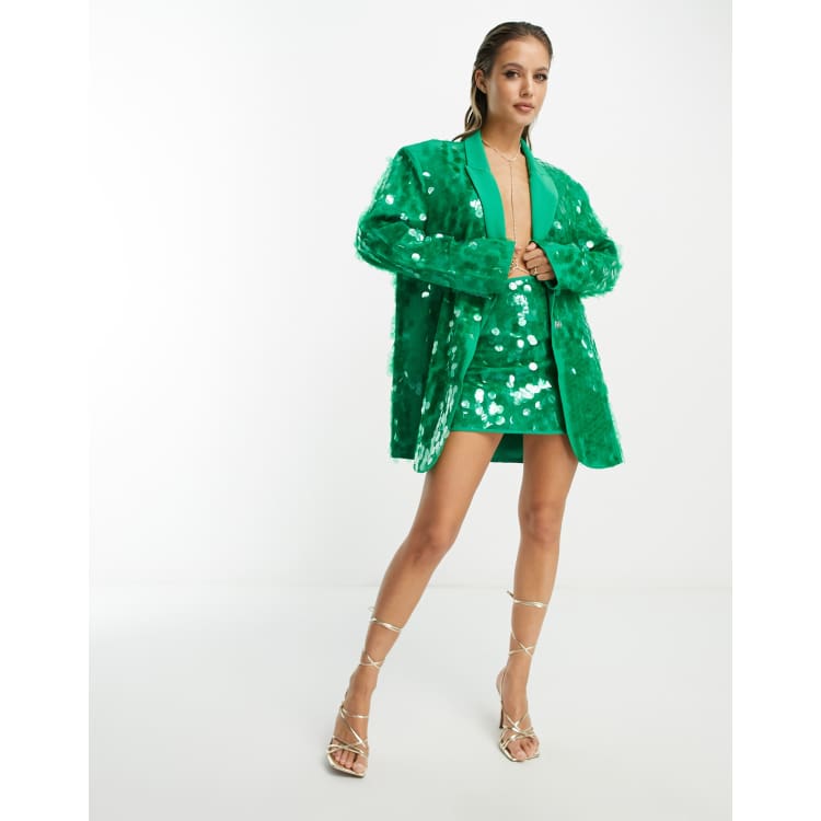 Asos sequin blazer outlet dress