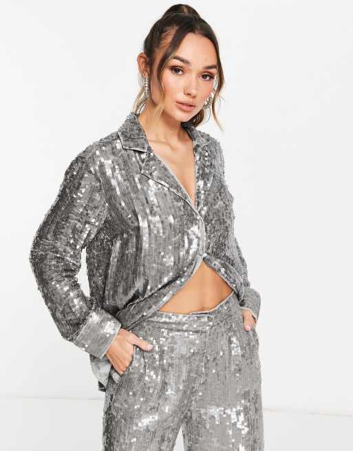 ASOS EDITION sequin jogger