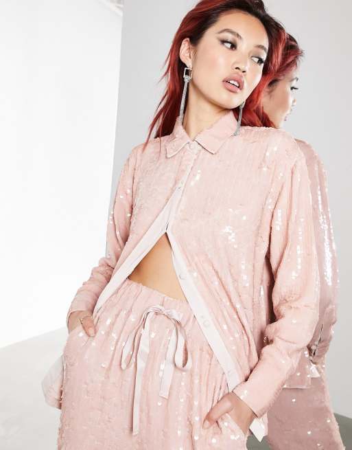 Asos cheap sequin shirt