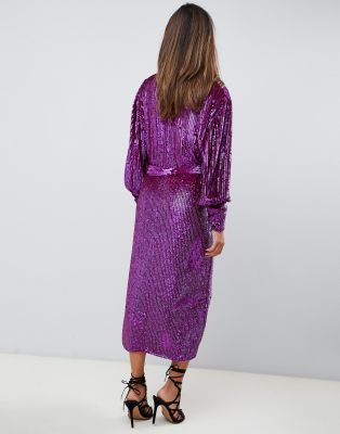 robe sequin asos