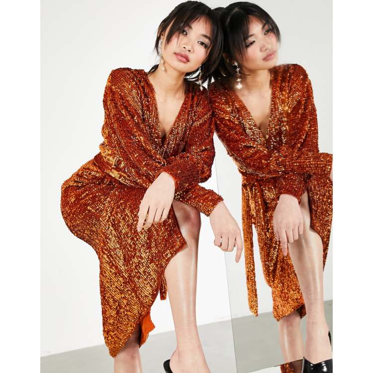 Asos robe outlet sequin