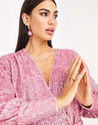 asos edition sequin dress