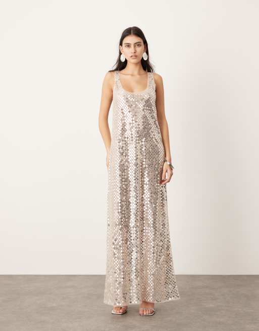 Asos maxi sequin dress hotsell