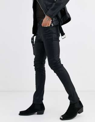 asos mens black jeans