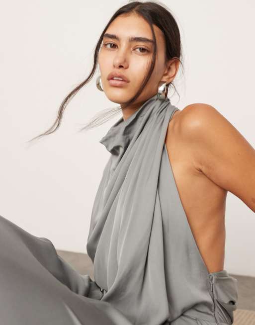 Asos grey dress best sale