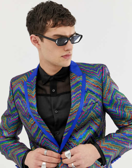 Colorful hot sale tuxedo jackets