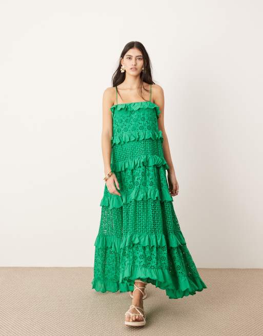 Asos broderie dress hotsell