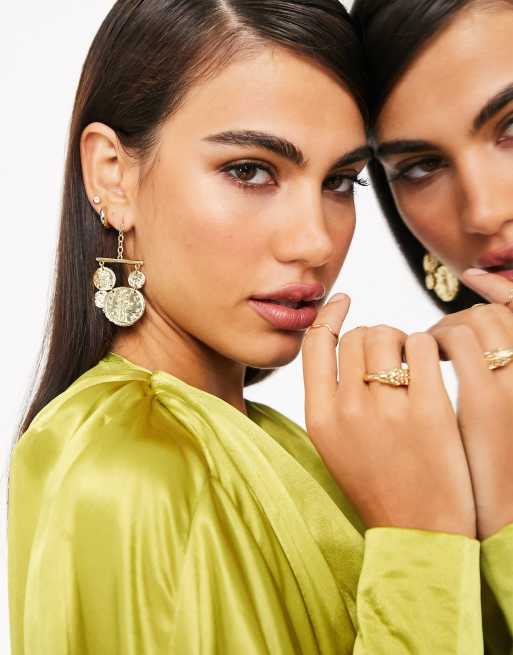 ASOS EDITION – Sukienka mini z bardzo szerokimi rękawami kimonowymi, 3 z 4