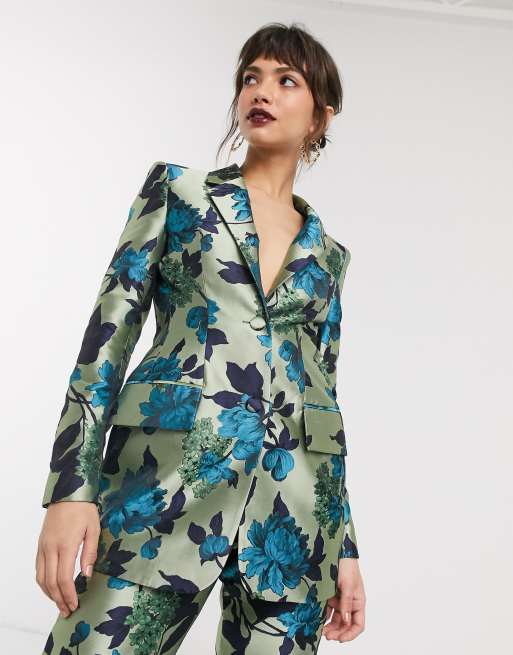 ASOS EDITION - Jacquard kostuum met bloemenmotief, 3 van 3