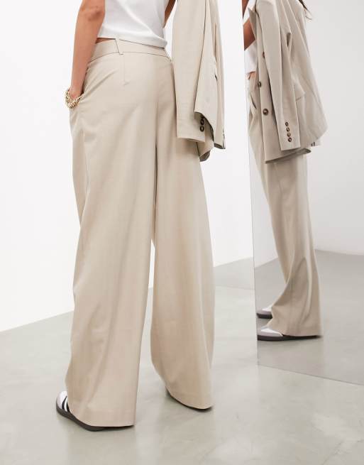 ASOS EDITION tailored pants in camel