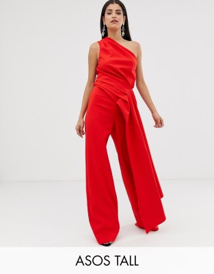 one shoulder jumpsuit asos