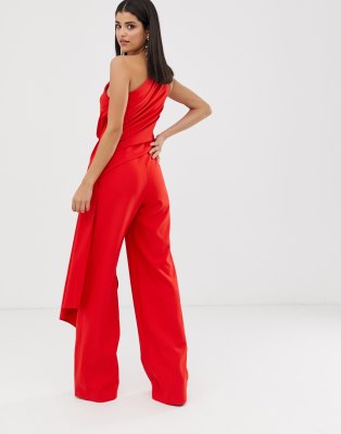 tall red jumpsuit