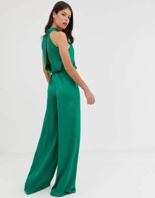 tall halter neck jumpsuit