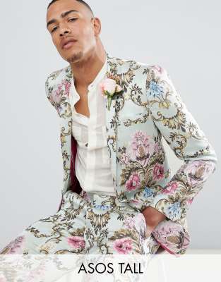 asos floral suit jacket