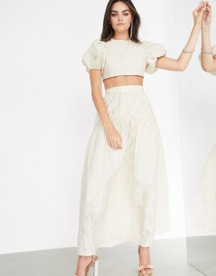 maxi skirt and top co ord