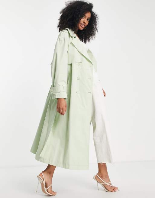 Sage green clearance coat