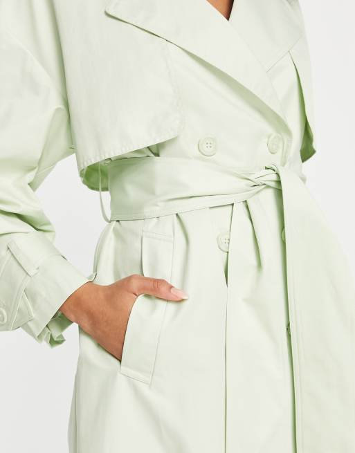 ASOS Edition Belted Slouchy Trench Coat