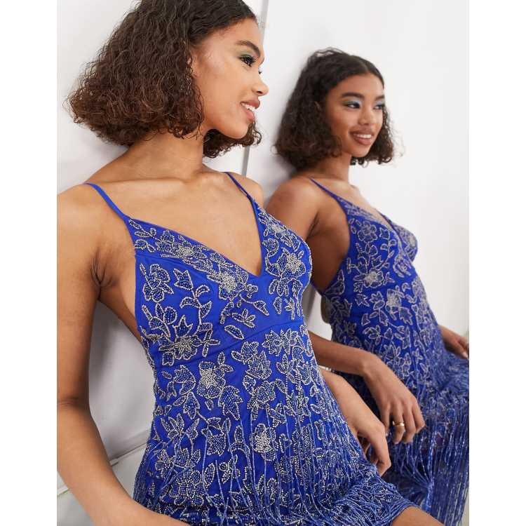 Vestito con frange asos store