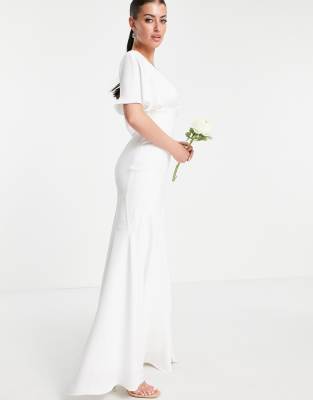 long sleeve wedding dress asos