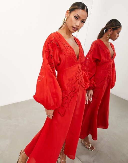 Asos best sale robe midi