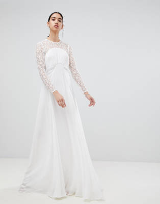 ASOS EDITION wedding dress with delicate lace | ASOS