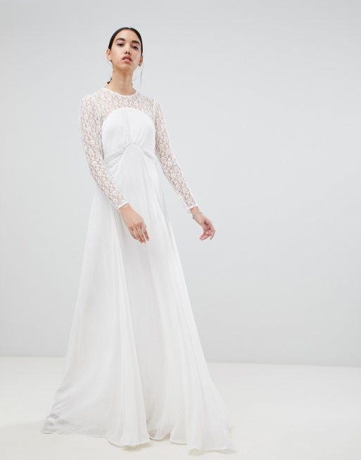 ASOS EDITION wedding dress with delicate lace | ASOS