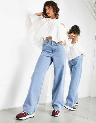 asos wide leg jeans