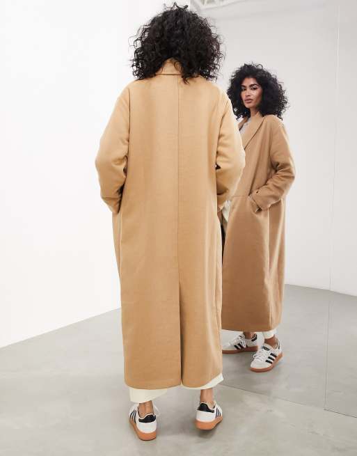 Asos camel 2024 coat women's