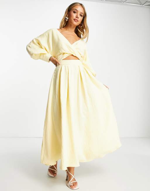 Lemon sales wrap dress