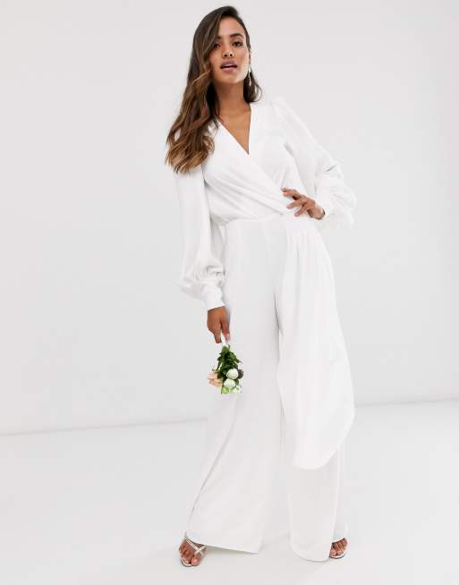 Asos store bridal jumpsuit