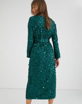 asos sequin dress sale