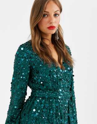 asos sequin dress sale