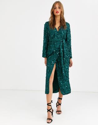 asos sequin dress sale