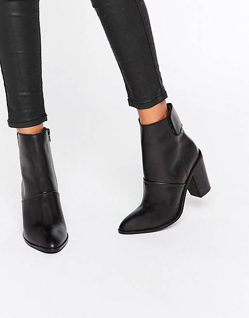 ASOS EFFIE Leather Ankle Boots