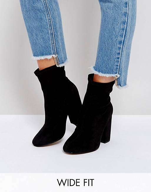 ASOS ELABORATE Wide Fit Sock Boots