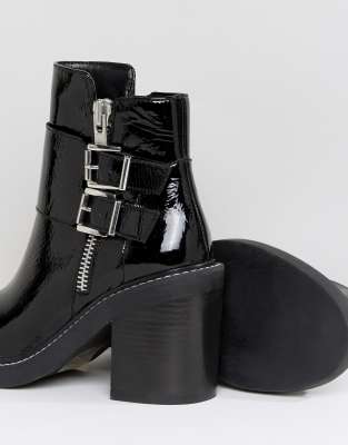 asos patent leather boots