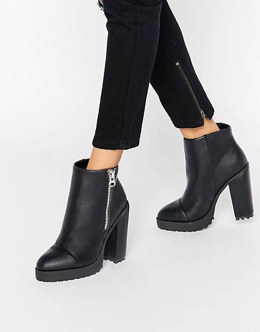 ASOS ELEANORY Chunky Ankle Boots