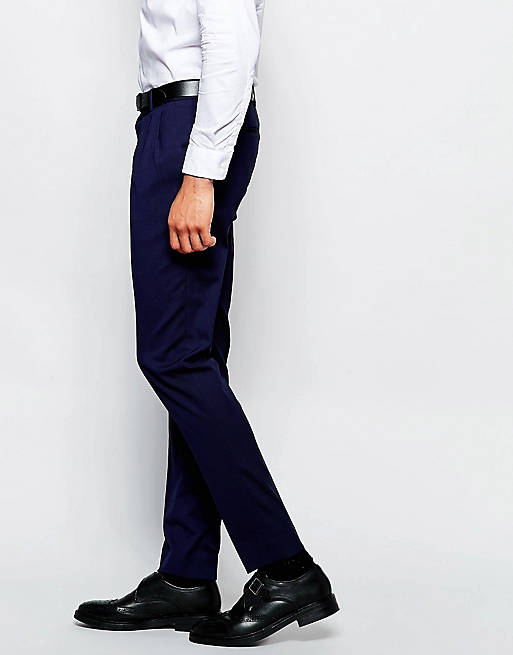 Moda Spodnie Spodnie z zakładkami Elegance Prestige Spodnie z zak\u0142adkami ciemnoszary Styl klasyczny 