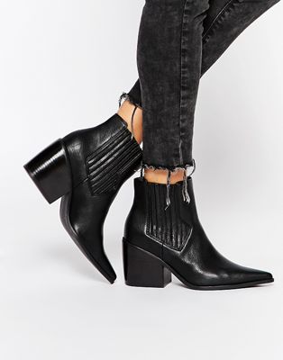 asos pointed ankle boots