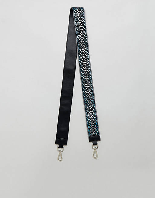 ASOS Embroidered Statement Detachable Strap
