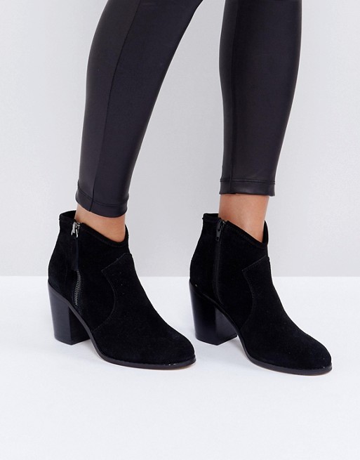 Asos Schwarz Suede Ankle Stiefel Factory Outlet 1111d Bfc68