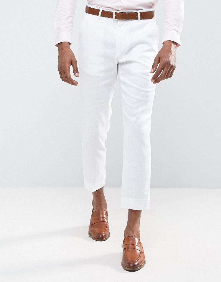 Короткие брюки белые