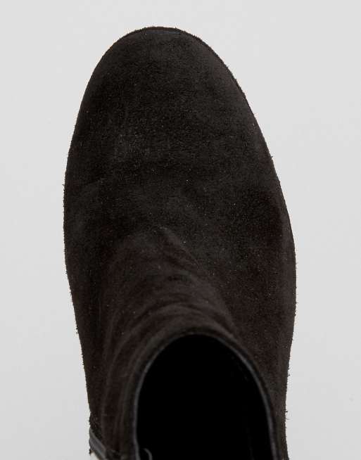 ASOS ENTAZ Suede Platform Ankle Boots, 4 of 4