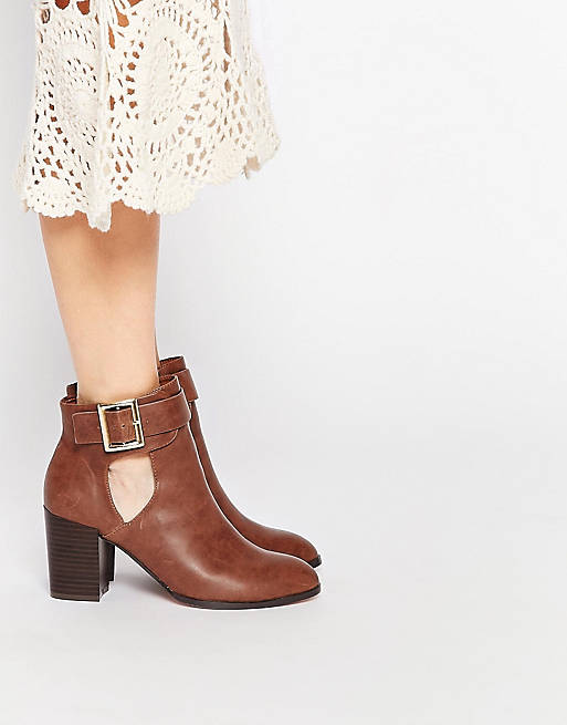 ASOS EVERSLEIGH Cut Out Ankle Boots