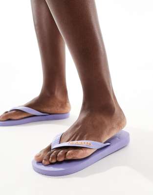 ASOS Exclusive Havaianas top flip flops in lilac