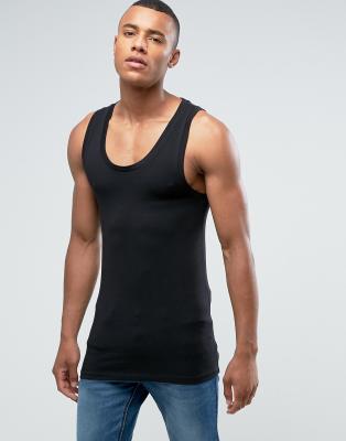 ASOS Extreme Muscle Vest In Black