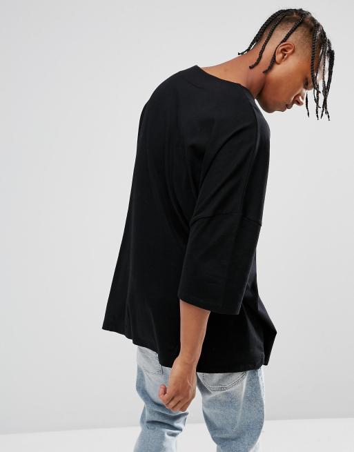 ASOS Oversized 3/4 Sleeve T-Shirt