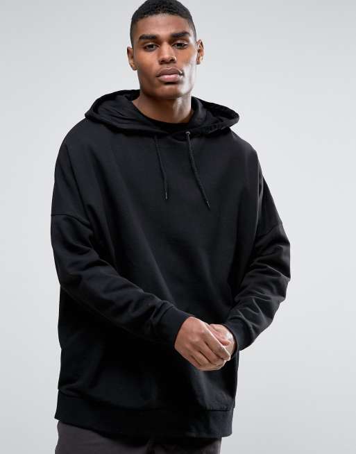 ASOS Extreme Oversized Hoodie In Black | ASOS