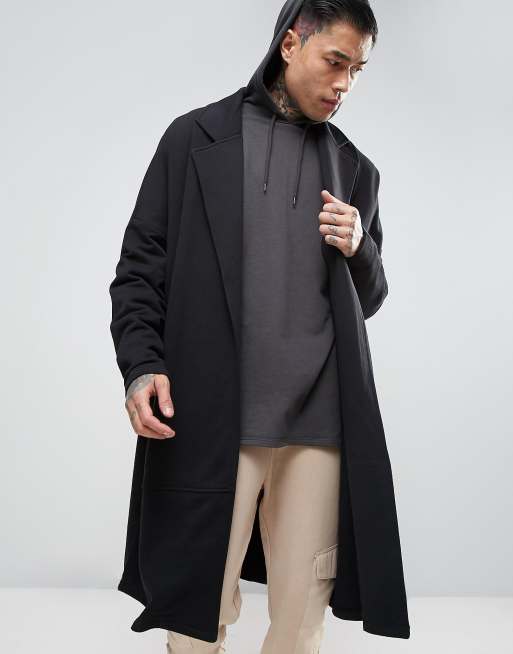 ASOS Extreme Oversized Longline Jersey Duster Coat ASOS